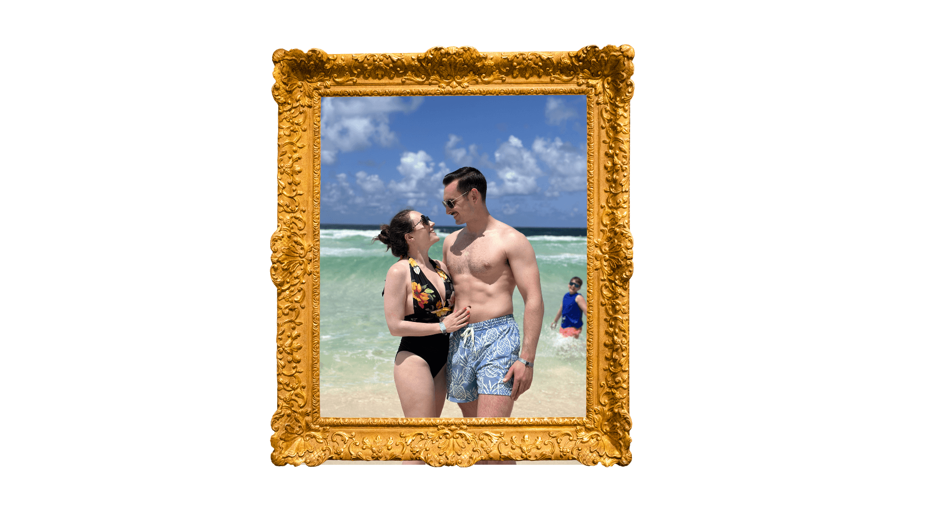 Framed photo