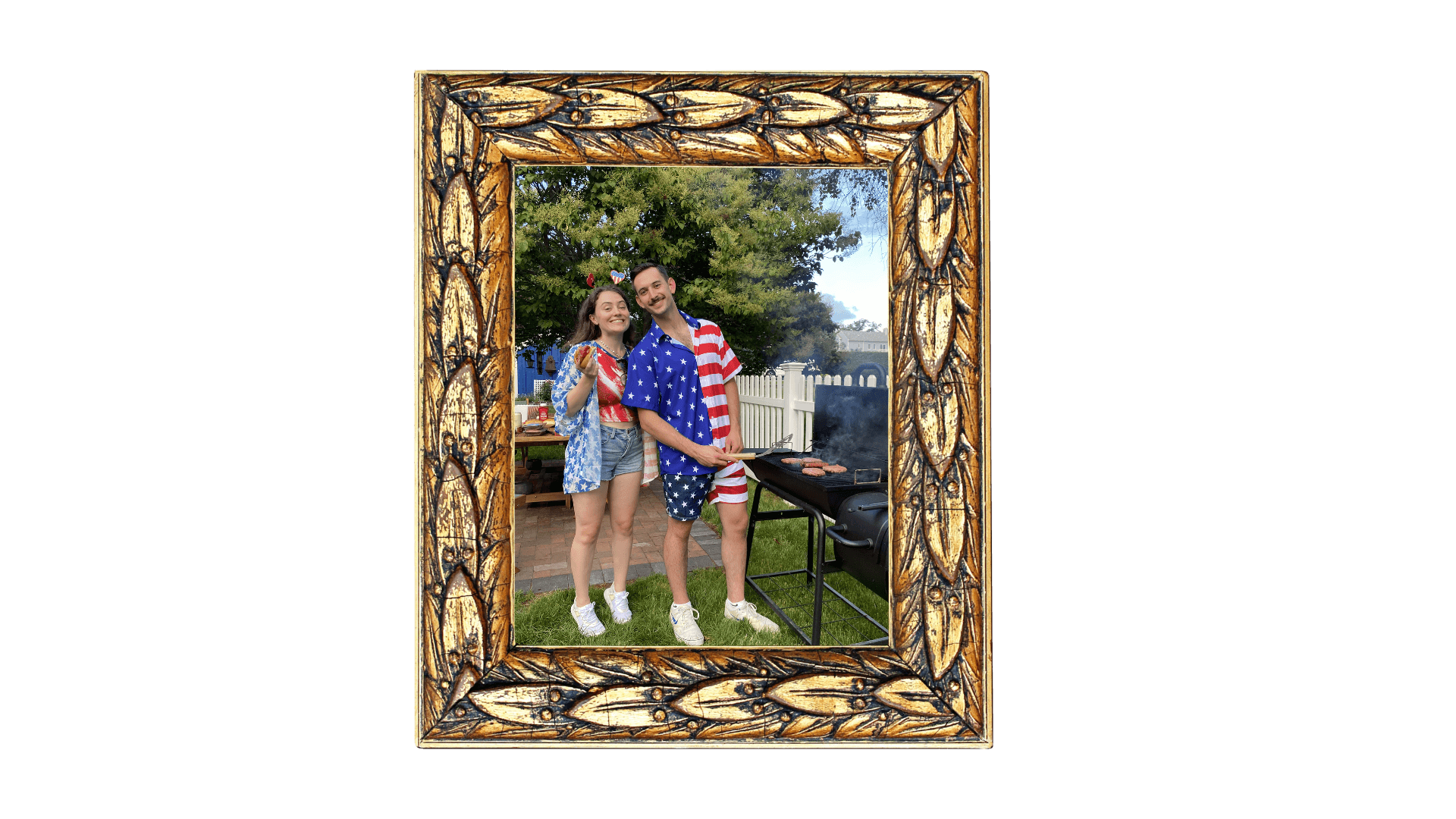 Framed photo